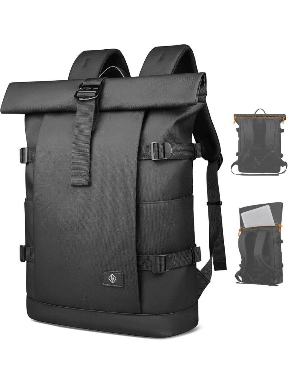 Expandable Rolltop Laptop Backpack for Business Travel | Unisex, Versatile